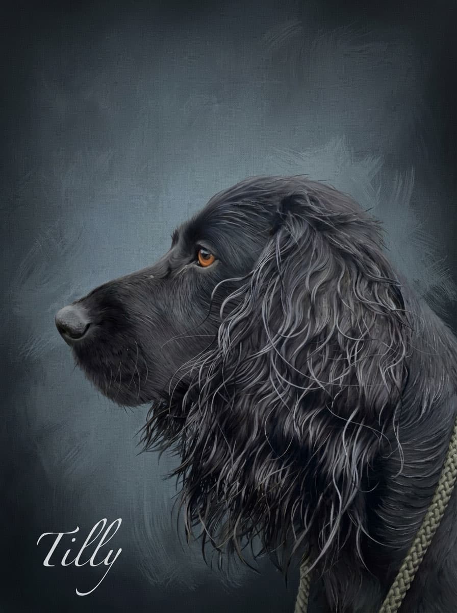 Tilly custom pet portrait